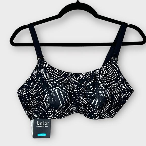 NWT KNIX EVOLUTION BRA Everyday Bra Size 5 36D or 36DD Wireless Bralette - Picture 2 of 10